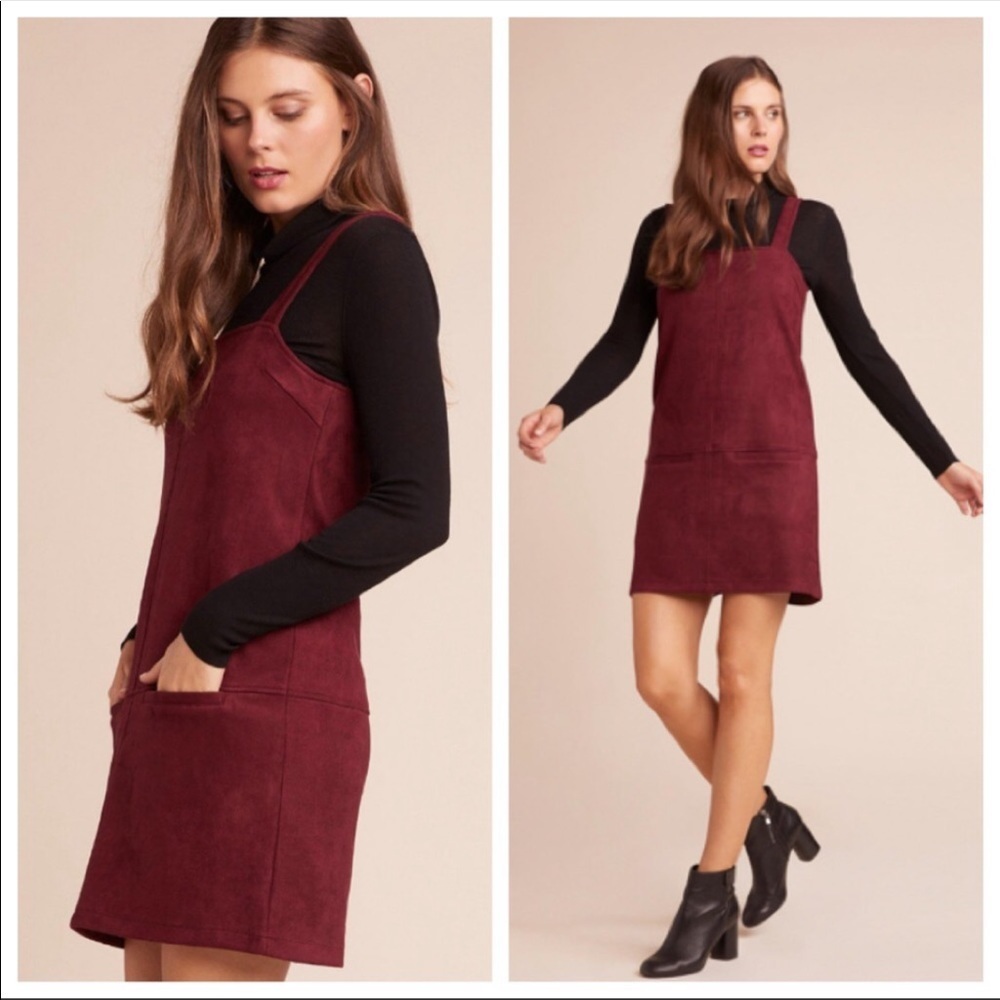 Jack by BB Dakota May Day Faux Suede‎ Scuba Dress Size Large